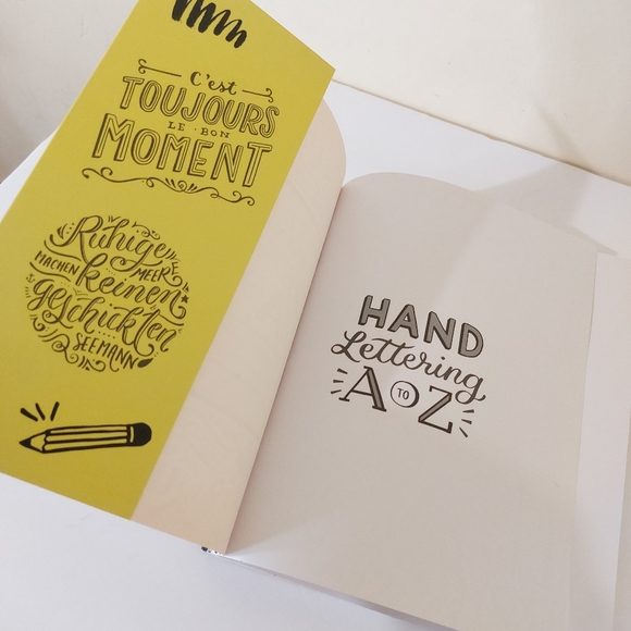 Hand Lettering A To Z Creative Drawing Learning Paperback Book by Abbey Sy - Picture 6 of 9